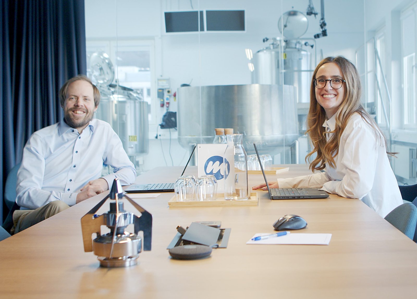 metenova staff in conference room