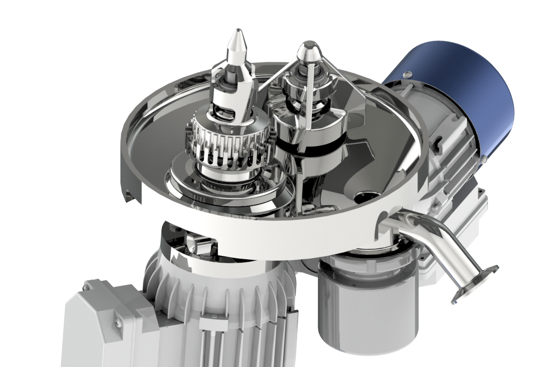 Metenova Dished End, High Shear and Zero-g in place