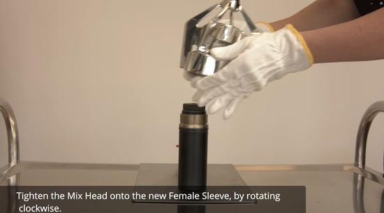 Video preview mounting tool female sleeve
