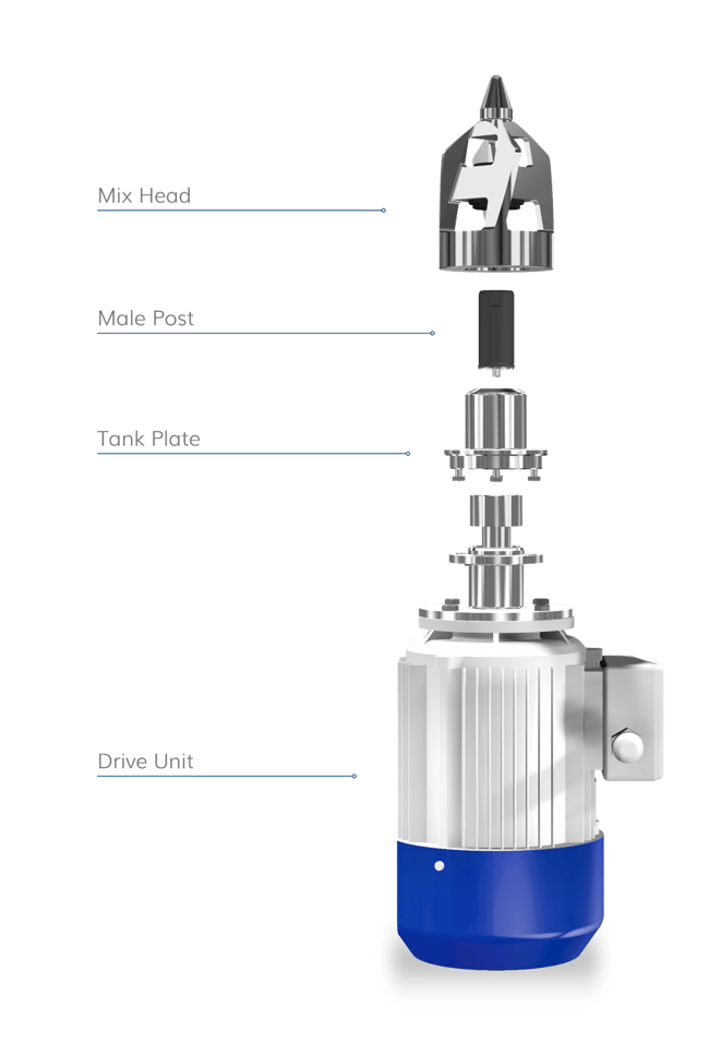 Metenova High Power illustrating all parts